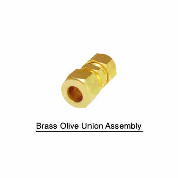 Brass Olive Union Assembly