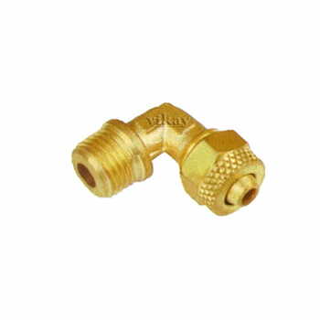 Brass P U Elbow Assembly 1/8" x 6mm  - PUE186M