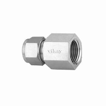 Female Connector 8 mm x 1/4" - 8MFCD4Nx4